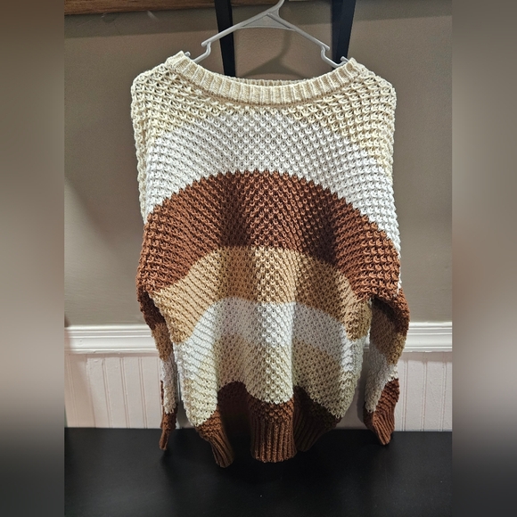 Rue 21 Striped Sweater Medium - Picture 1 of 4